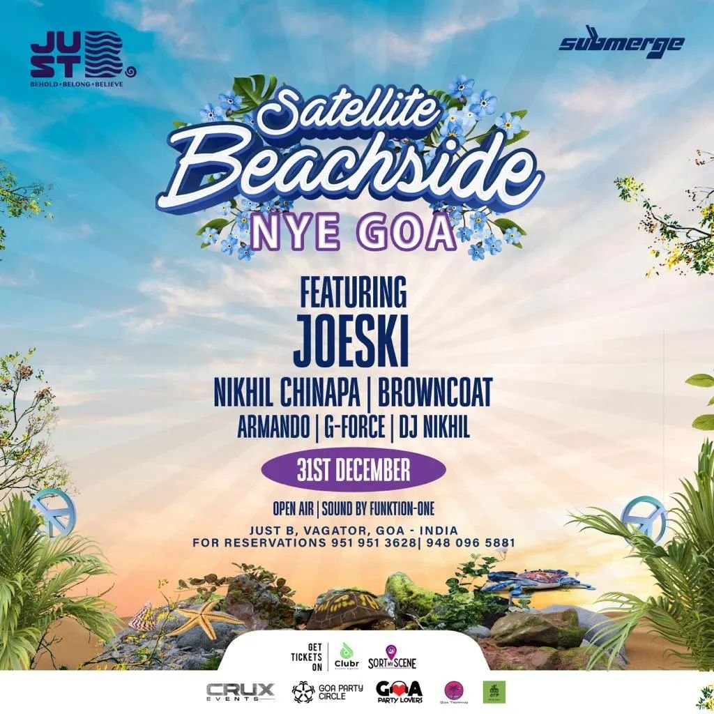 Satellite New Year Eve Party At Just B, Goa - Goa Party Lovers